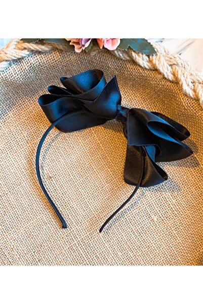 Yeşim Aksesuar تاج الأمومة ذو القوس الأسود، تاج الأمومة ذو القوس الساتان