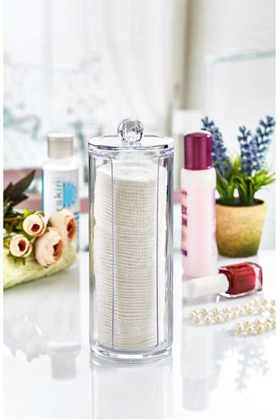 Box Up Organizator de machiaj - Design suport din bumbac disc