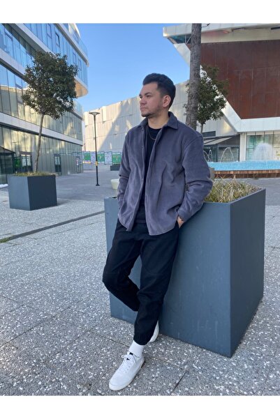 BGmanwear Gri Polar Ceket