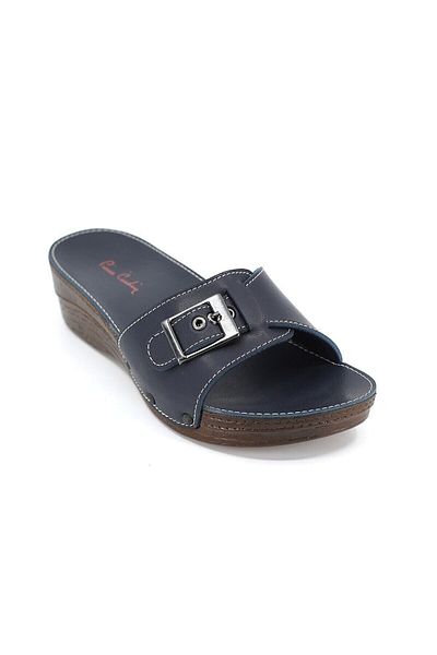 Pierre Cardin Women's Navy Blue Slippers PC-6783