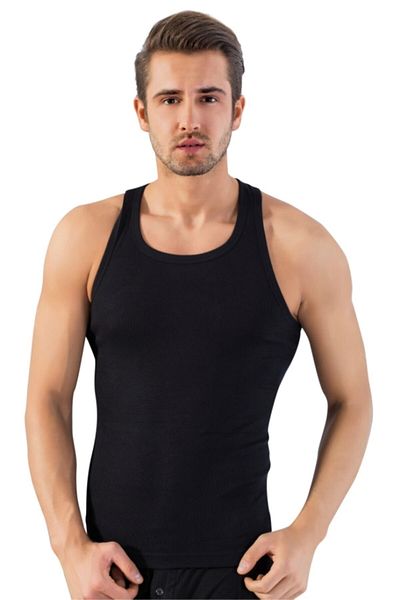 by HW Ανδρικό μαύρο αθλητικό μπλουζάκι Lüx Drm Rambo Cotton