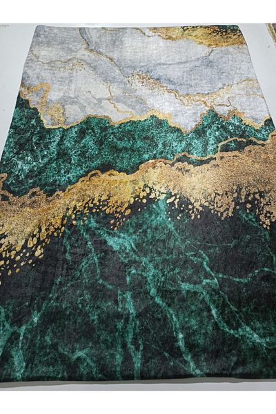ESPİCAL HOME Elastic Carpet Cover Made of Soft Velvet Fabric