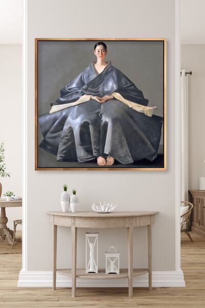 TAVOLO ARTE Çerçeveli Soyut Yağlı Boya Dokulu Tablo