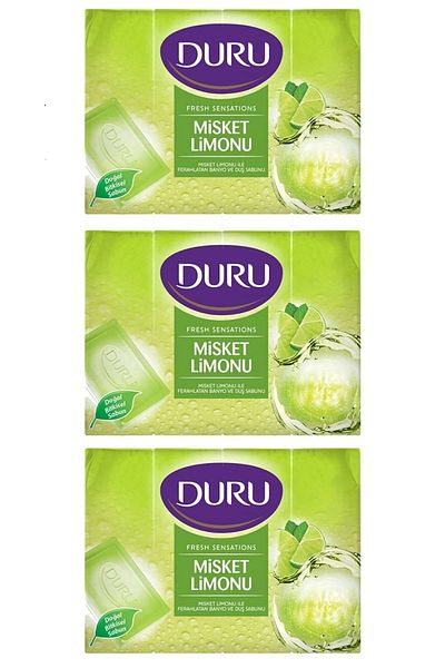 Durun دورو صابون الاستحمام الطازج بالليمون 3x600 جرام (3 قطع)