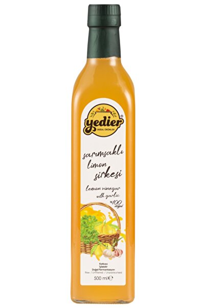 Yedier Doğal Fermantasyon Sarımsaklı Maydonozlu Limon Sirkesi 500 ml