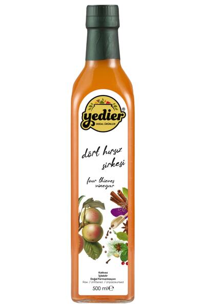 Yedier Dört Hırsız Sirkesi -katkısız, Doğal, Içilebilir