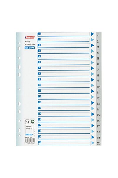 Bigpoint Pp Seperatör 1-20 Rakamlı 15'li Kutu
