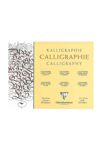 Clairefontaine Bloc de caligrafie 130gr 25 coli 30x40cm