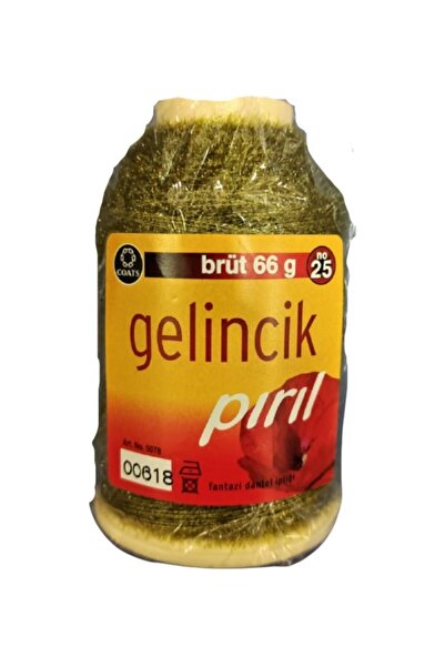 Gelincik Pırıl Punch Oya Dantel Ipi 66gr |25no| 618-fıstık Yeşili |