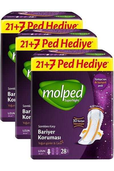 Molped Supernight Long Giant Economic Pack 28x3 Pack