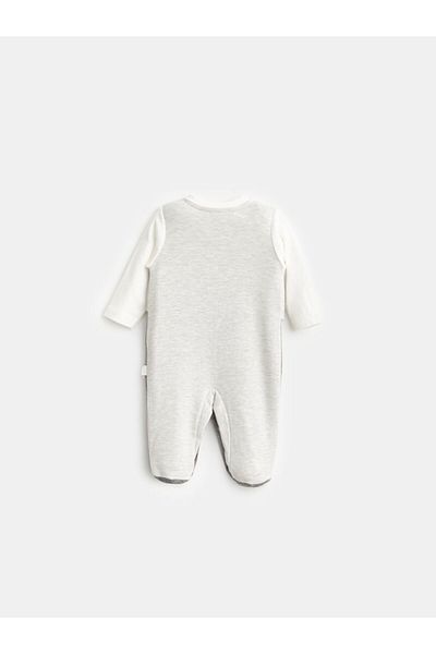 Pierre Cardin Winter Baby Rompers with Bow Tie