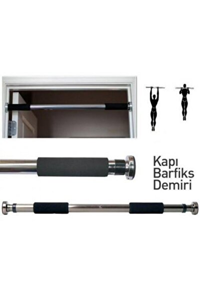 FırsatYeri Kapı Barfiksi Dayanıklı Metal 100 cm Uzayıp Kısalan Süngerli 1 Ade...