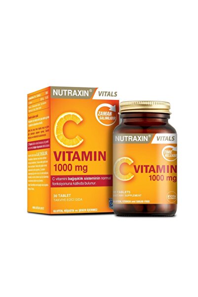 Nutraxin Vitamin Destek Kürü B Complex 60 Tablet + C Vitamini 1000 Mg 30 Tablet + D3 Drops Damla