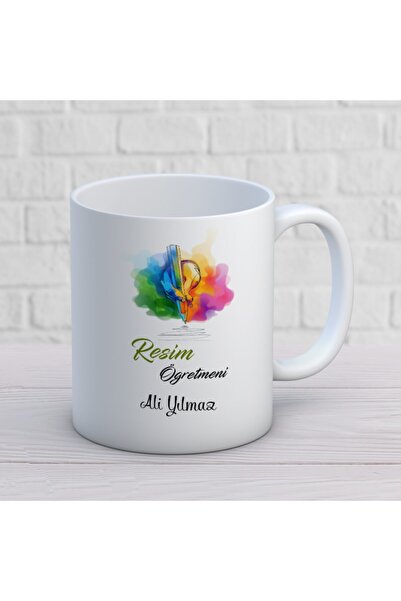 ART HEDİYE كوب مطبوع عليه وجهين لعيد المعلم السعيد