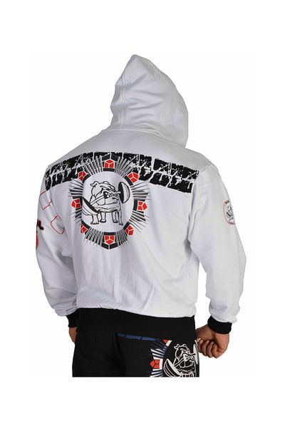 Big Sam Hooded Winter White Fleece Jacket 3615