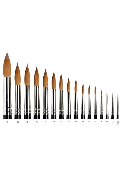 Winsor Newton Winsor&newton Seri 7 Kolinsky Yuvarlak Minyatür Ve Tezhip Fırça-0