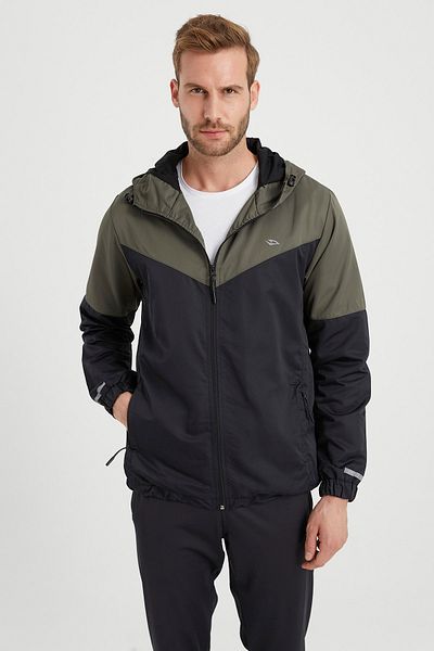 DYNAMO Winterjacke - Khaki - Zweireihig