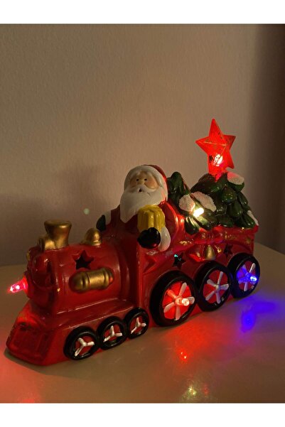 Genel Markalar Yılbaşı Pilli Noel Baba Işıklı Tren