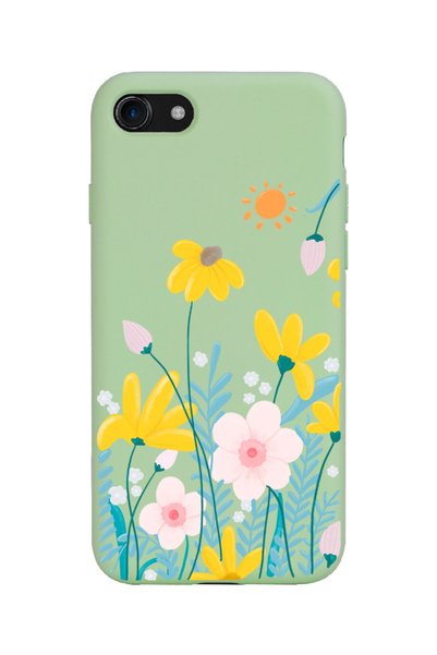 Spoyi Spring Designed Green Launch Phone Case Compatible with iPhone 7 - 8 - Se