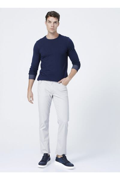 Fabrika Ανδρικό πουλόβερ Crew Neck Indigo
