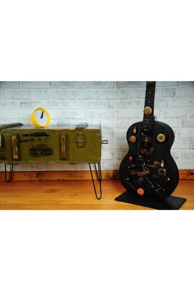 ELGRECORETRO Ispanyol Gitar Retro/vintage Tasarım Lambader ( Geri Dönüşüm Ürünü )