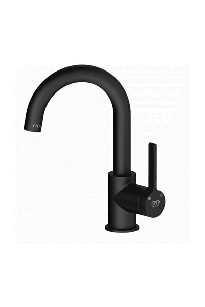 GPD Gıldo Tek Govde Lavabo Bataryası Sıyah Mtl165-s