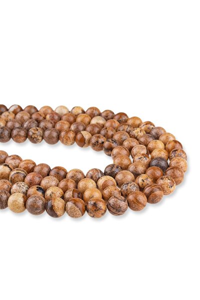 Dünya Doğal Taş 8 mm Jasper piatră naturală șir