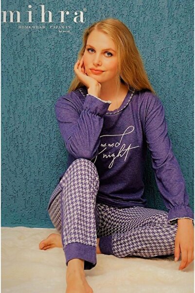 ARCAN Kışlık Pijama Takımı Mor