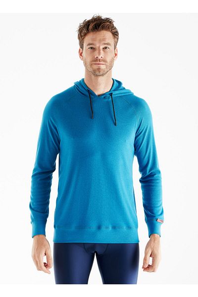 Blackspade 7468 Hooded Plain Navy Blue Men's Sweatshirt