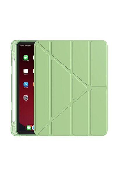 UnDePlus Apple Ipad Pro 12.9 3. 4. 5. 6. Nesil Kılıf Kalem Bölmeli Trifolding...