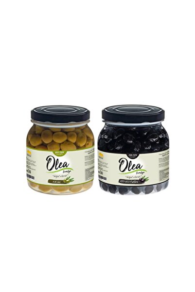 Olea Familya Zeytin Siyah 230-260 Klb 1 kg + Familya Zeytin Yeşil Kırma 1 kg