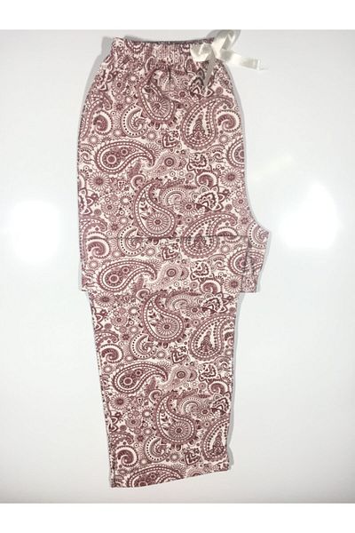 Altınay Cotton Pocketless Winter Women's Pajama Bottoms Pmk8