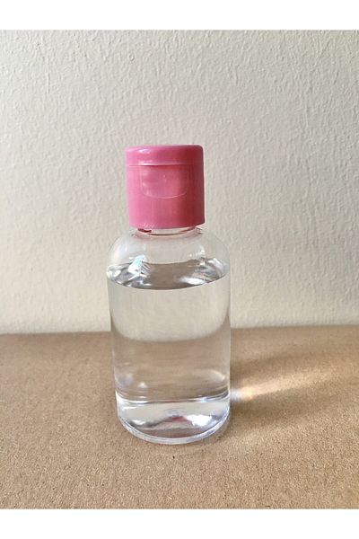Sizeuyduk 25 Pieces 50 Ml Pink Fliptop Lid Om61 Disinfectant - Cologne - Perfume Empty Bottle
