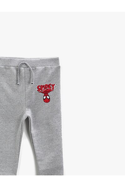 Koton Spider Man Baskılı Belden Bağlamalı Jogger Eşofman Altı Lisanslı