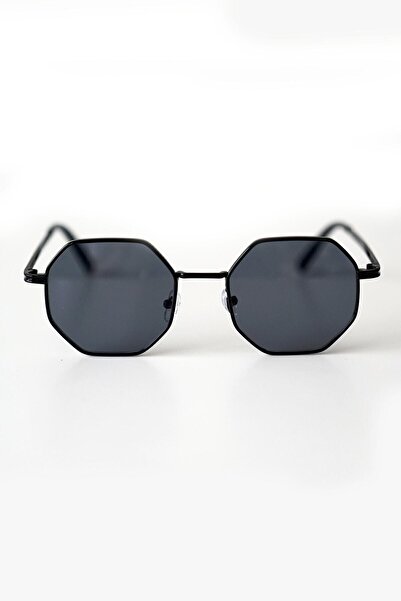 EKstore نظارة شمسية سوداء مثمنة للجنسين