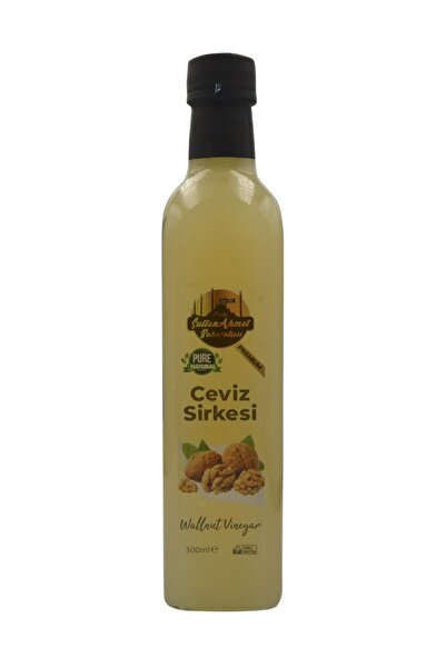 Tarihi SultanAhmet Baharatçısı Ceviz Sirkesi 500 ml – %100 Katkısız Doğal | Ö...