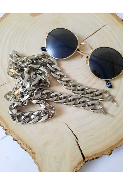 canan dizayn Bone Acrylic Chain Glasses Strap Rope Nickel