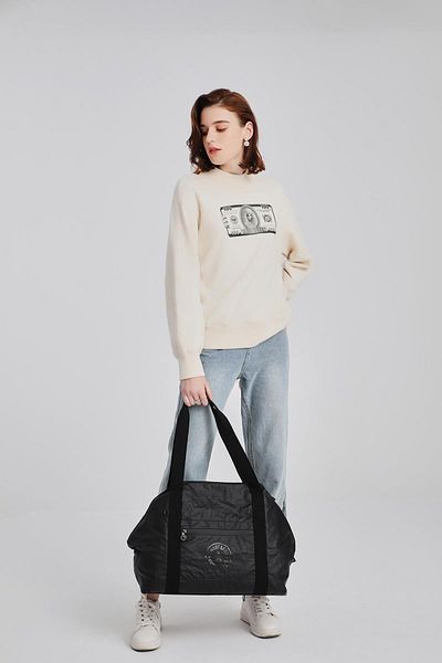 SMART BAGS Smb3082 Valisă de mână și geantă sport neagră pentru femei