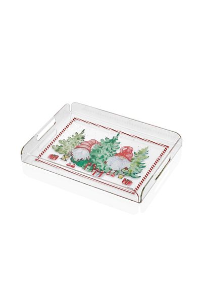 The Mia Gnomes Plexiglass Tray - 35 X 25 Cm