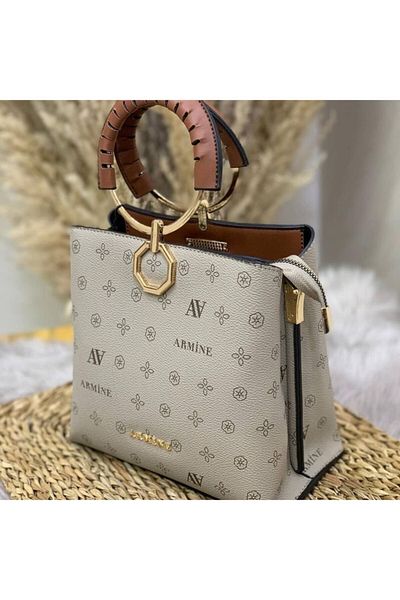 Armine Mink Printed Bag