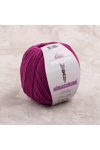 Himalaya Himagurumi 30119 Plum Color Amigurumi Hand Knitting Yarn - 1 Piece