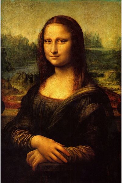 MARCEL SANAT Leonardo Da Vinci Monalisa Painting with Diamond Mosaic - 43X66Cm