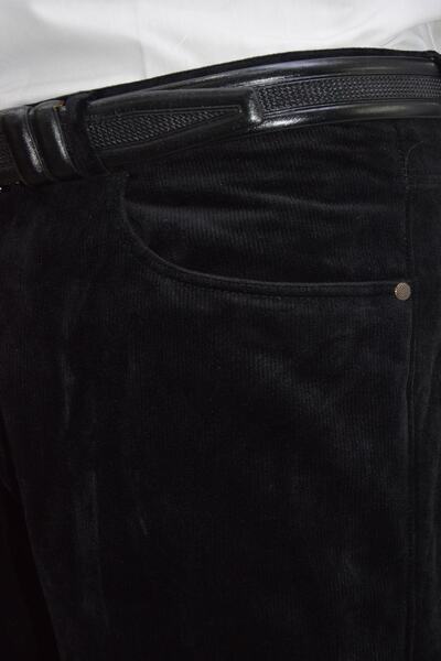 Ege Erkek Giyim Erkek Lacivert Kadife Pantolon