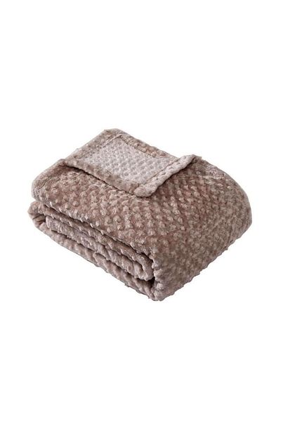 Merinos Pearl Single Blanket Cappu - Bud Pattern
