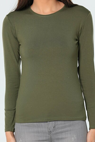 chulfa المرأة الفاخرة طاقم الرقبة طويلة الأكمام كامل ليكرا بادي