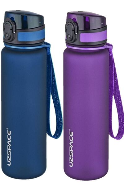 Uzspace Set of 2 500ml Tritan Water Bottle
