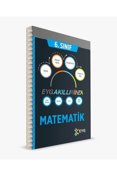 Genel Markalar Eyg Yayınları Eyg 6.sınıf Matematik Imza Akıllı Defter 2022 Ye...
