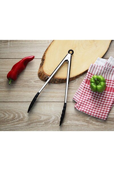 Vio Bella Metal-ucu Silikon Servis Maşası 34 Cm