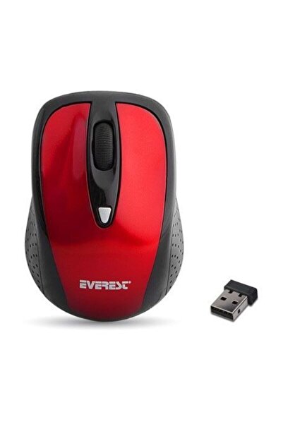 Everest Sm-901 Kırmızı 2.4ghz Optik Kablosuz Mouse