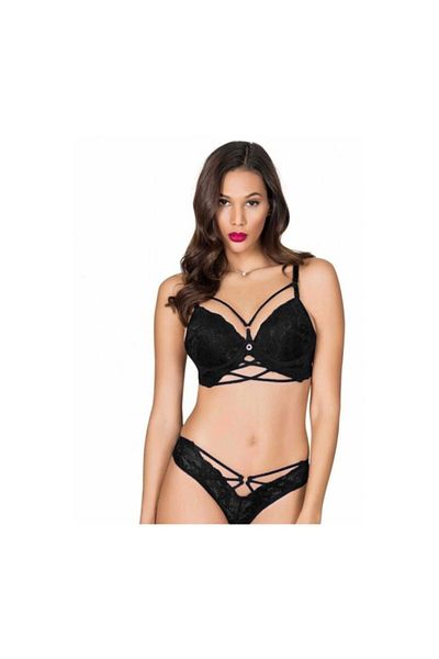 Le Jardin Set sutien Black Stoned Fantasy pentru femei 5025